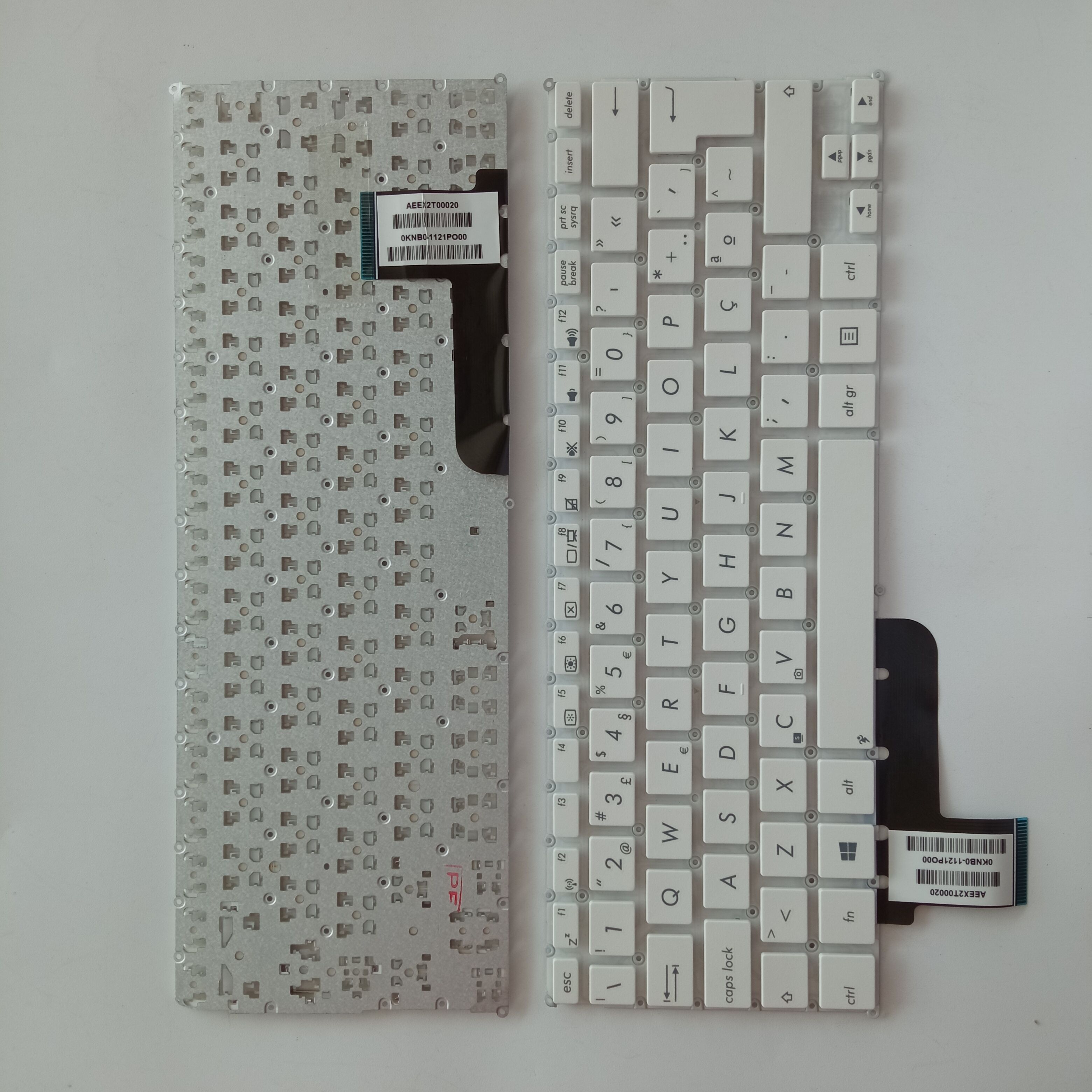 Picture of New Replacement Laptop Keyboard For ASUS X201 WHITE PO Layout